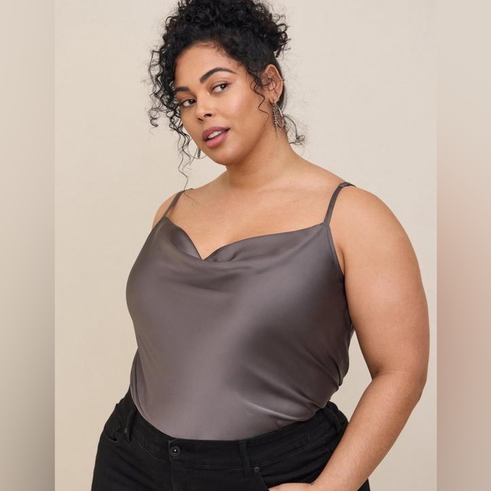 NWT Torrid Satin Cowl Neck Cami #0023